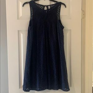 Xhileration Navy Blue Dress